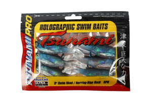 SWIM SHAD 3IN HERRING BLUE BACK TS