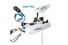 MOTOR GPS GEOSPOT 65LB 54IN 12V WHITE BOW MOUNT WS