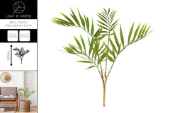 *** REAL TOUCH PALM SPRAY STEM 60CM