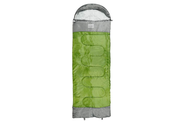 BURRUM HOODED SLEEPING BAG 215X70CM 10 TO 15C AC CA3071