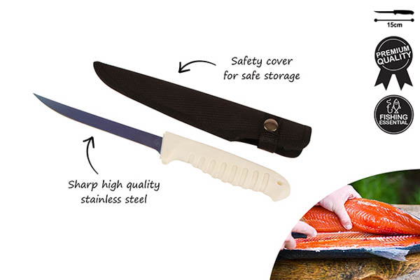 FILLET KNIFE 6IN WITH SHEATH