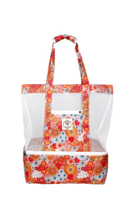 2 IN 1 BEACH COOLER BAG RETRO SUMMER 45X44X18CM