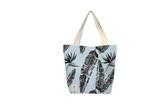 BEACH BAG W INNER POCKET ZIP CLOSR SORRENTO PALM 50X42X15CM