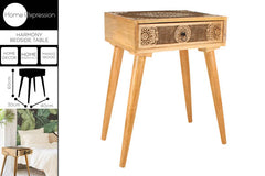 HARMONY MANGO WOOD BED SIDE CABINET 60X40X30CM