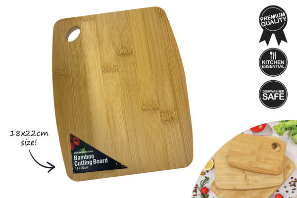 BAMBOO CUTTING BOARD 18X22CM