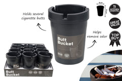 BUTT BUCKET  BLACK 11X8CM DISPLAY BOX AC KW7056
