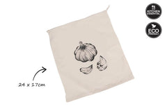 *** COTTON ECO GARLIC BAG 27CM