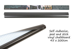 BLACKBOARD REMOVABLE VINYL CHALKBOARD DECAL 45X200CM