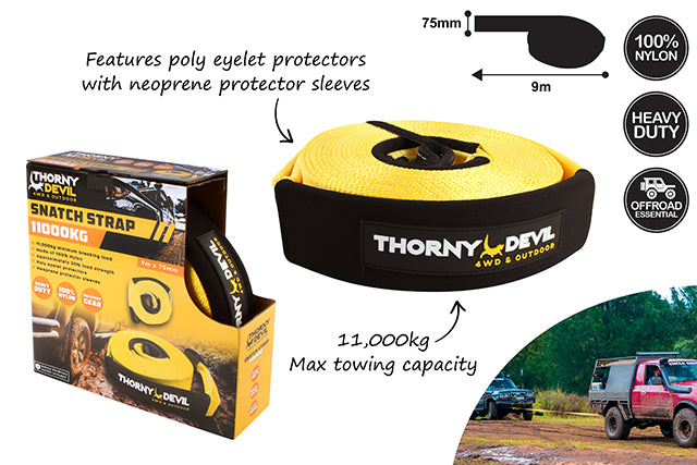 THORNY DEVIL SNATCH STRAP 11000KG 9M X 75MM