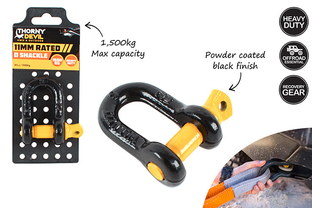 THORNY DEVIL RATED D SHACKLE 1500KG