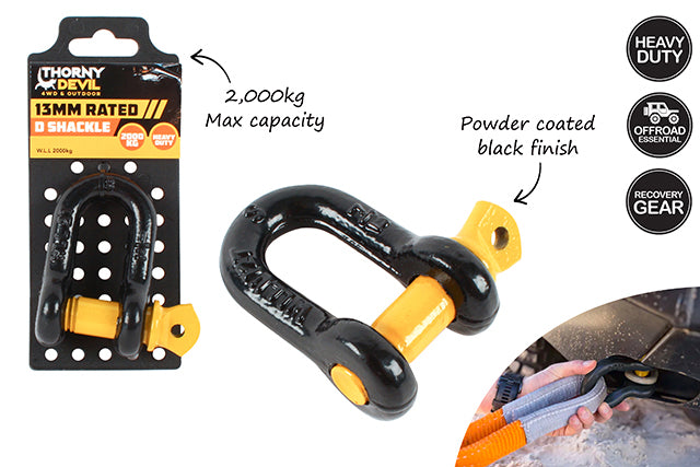 THORNY DEVIL RATED D SHACKLE 2000KG