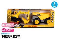 CONSTRUCTION POWER TRUCKS 2PCE 2 ASST