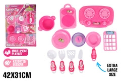 KITCHENWARE PLAYSET 12PCE EXTRA LARGE 42X31CM