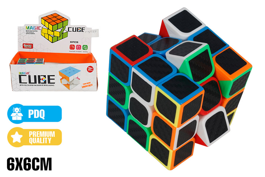 MAGIC CUBE FLEXIBLE FLURO DESIGN 6X6CM