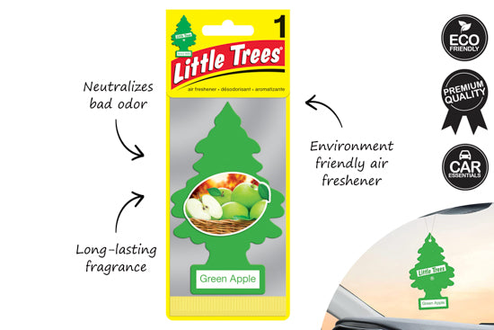 LITTLE TREE 1 PACK GREEN APPLE