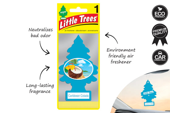 LITTLE TREE 1 PACK CARIBBEAN COLADA