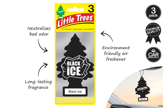 LITTLE TREE 3 PACK BLACK ICE