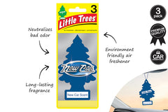 LITTLE TREE 3 PACK NEW CAR